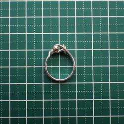 TIFFANY 925 750 Hook and Eye Combination Ring Size 8