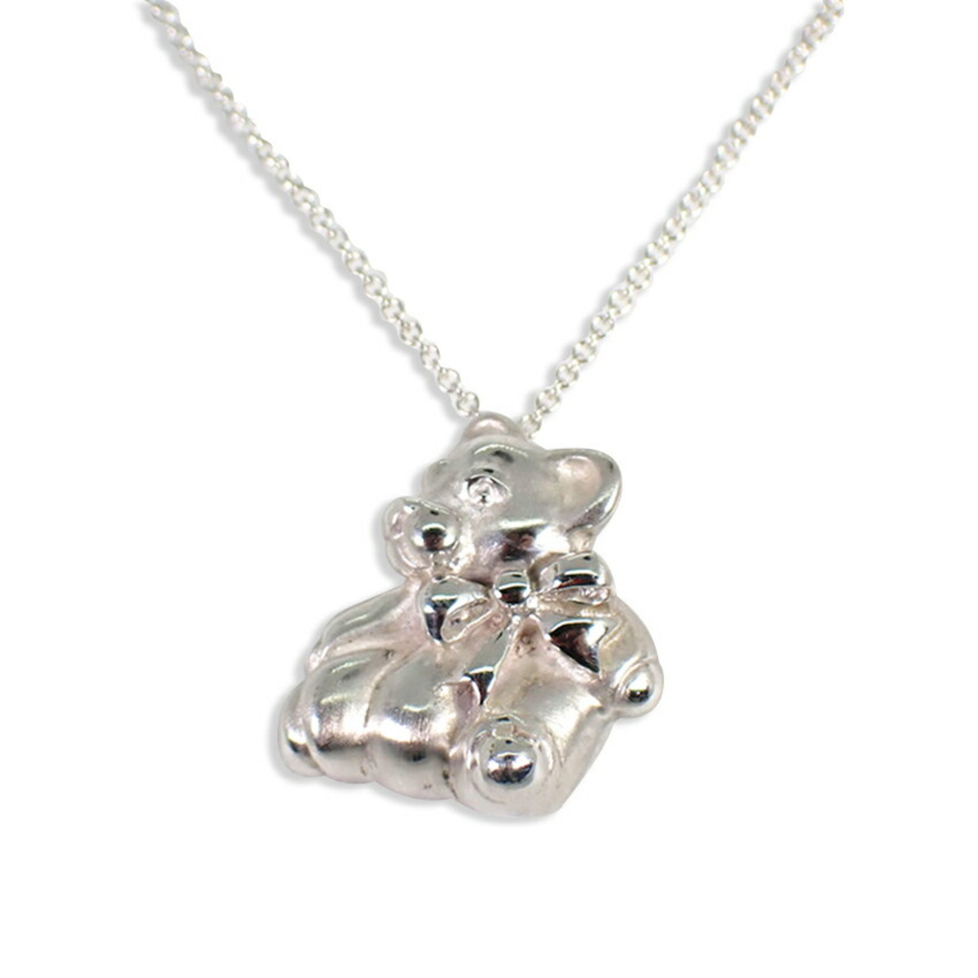 TIFFANY Tiffany 925 Bear Pendant Necklace