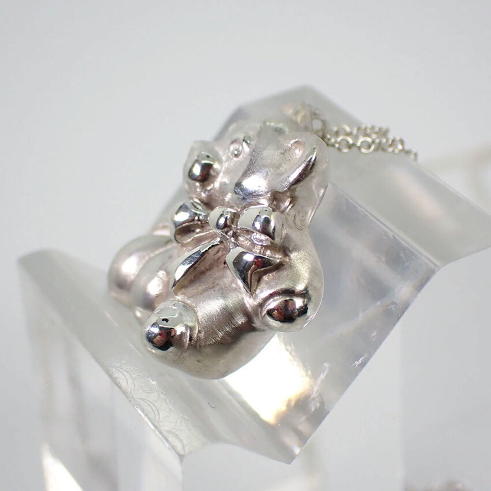 TIFFANY Tiffany 925 Bear Pendant Necklace