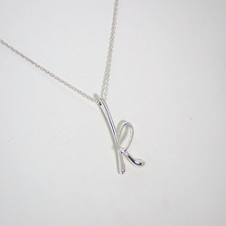 TIFFANY 925 Initial K Pendant Necklace