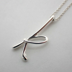 TIFFANY 925 Initial K Pendant Necklace