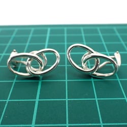 TIFFANY Elsa Peretti 925 Double Loop Earrings