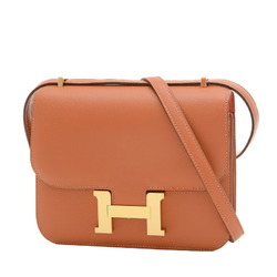 Hermes Constance 18 Verso Shoulder Bag Evercolor Rosy Jaipur Z Engraved