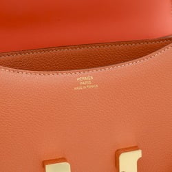 Hermes Constance 18 Verso Shoulder Bag Evercolor Rosy Jaipur Z Engraved