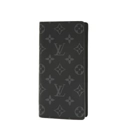 Louis Vuitton Monogram Eclipse Portefeuille Brazza Bi-fold Long Wallet M61697