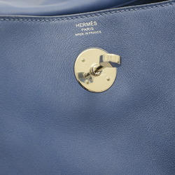 Hermes Lindy 26 handbag Traceage Swift Blue Brighton C stamp