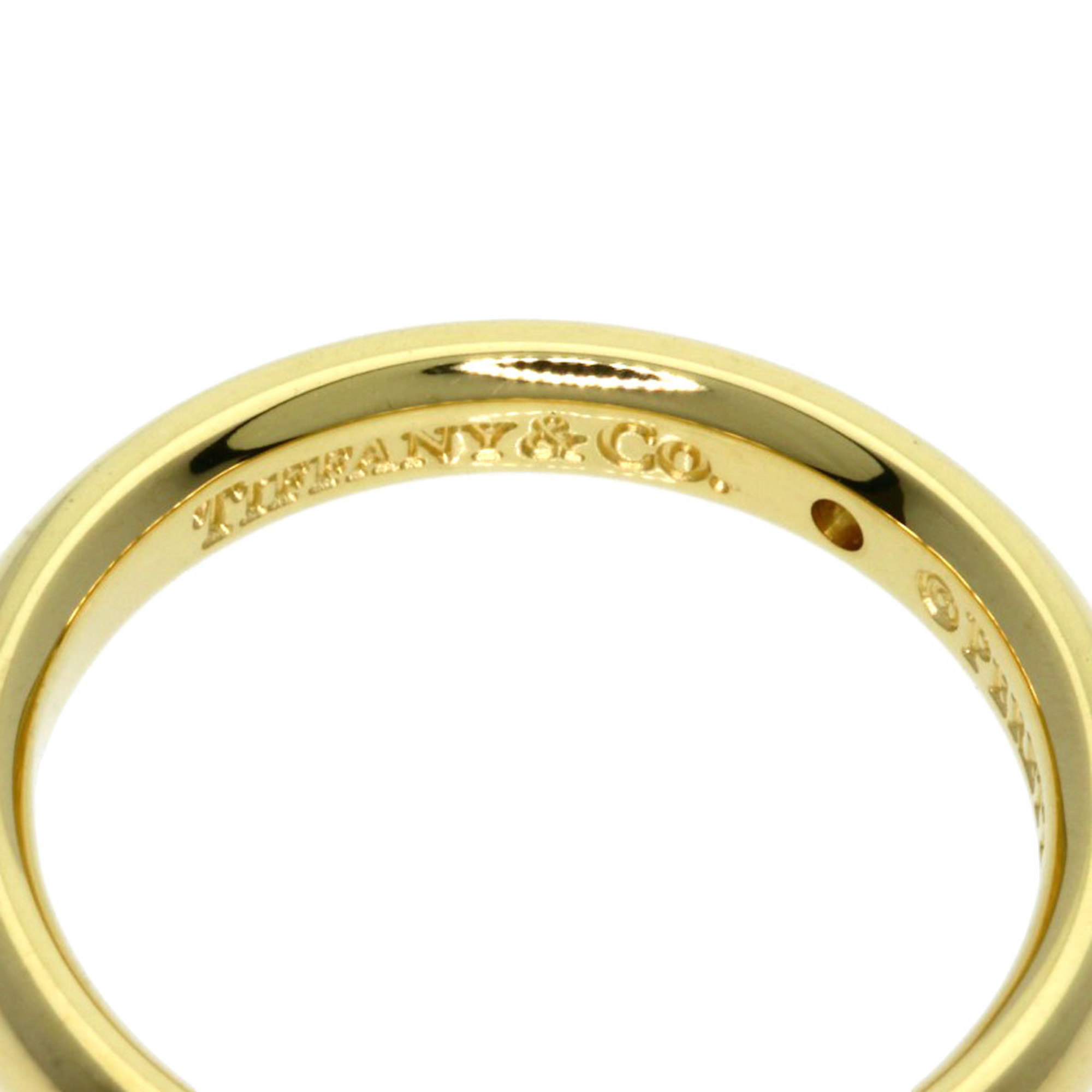 Tiffany Stacking Band 1P Diamond Ring, 18K Yellow Gold, Women's, TIFFANY&Co.