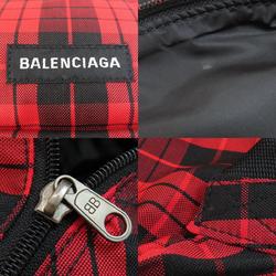 Balenciaga 644074 Checkered Body Bag Nylon Material Women's BALENCIAGA