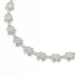 Tiffany Necklace Signature Choker SV Sterling Silver 925 Pendant Women's TIFFANY&CO