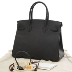 Hermes Birkin 30 Handbag Epson Black W Engraved