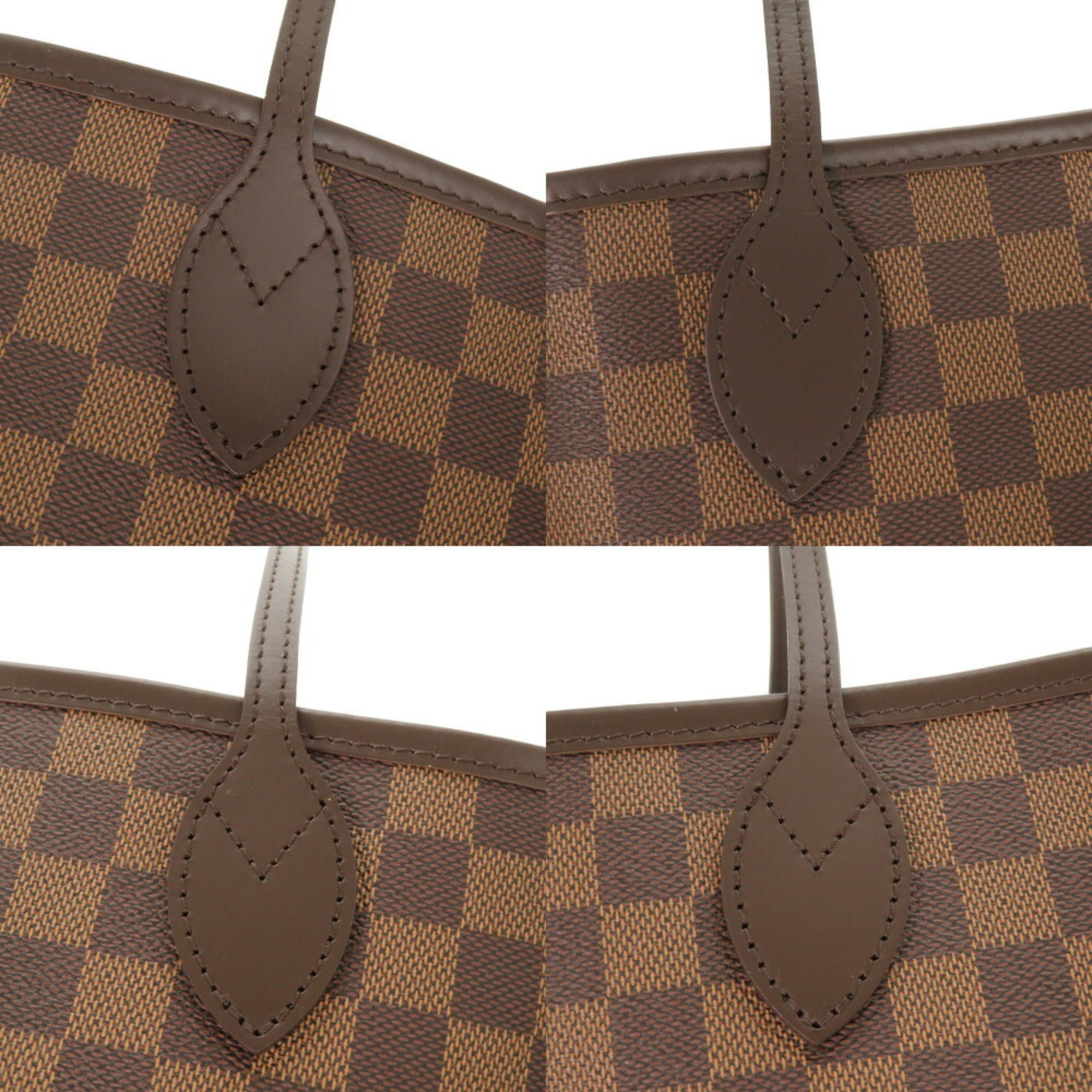 Louis Vuitton Neverfull MM Damier N51105 Tote Bag LV 0208 LOUIS VUITTON