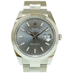 Rolex Datejust 126300 Slate Dial Automatic Watch Stainless Steel 1500ROLEX Men's