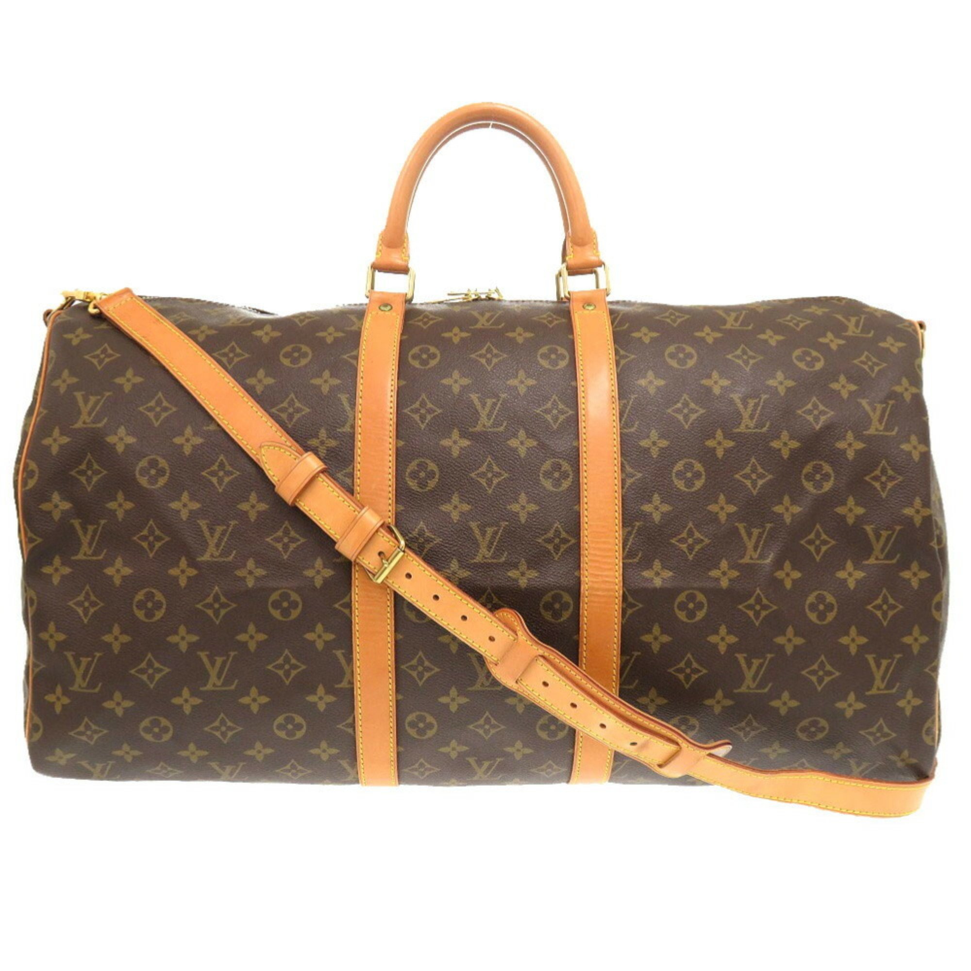 Louis Vuitton Keepall Bandouliere 55 Monogram M41414 Boston Bag LV 0275 LOUIS VUITTON