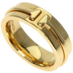 Tiffany T TWO Wide Ring, 18K Yellow Gold, Women's, TIFFANY&Co.