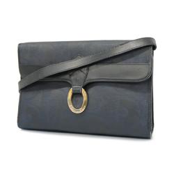 Christian Dior Shoulder Bag Trotter Navy Women's