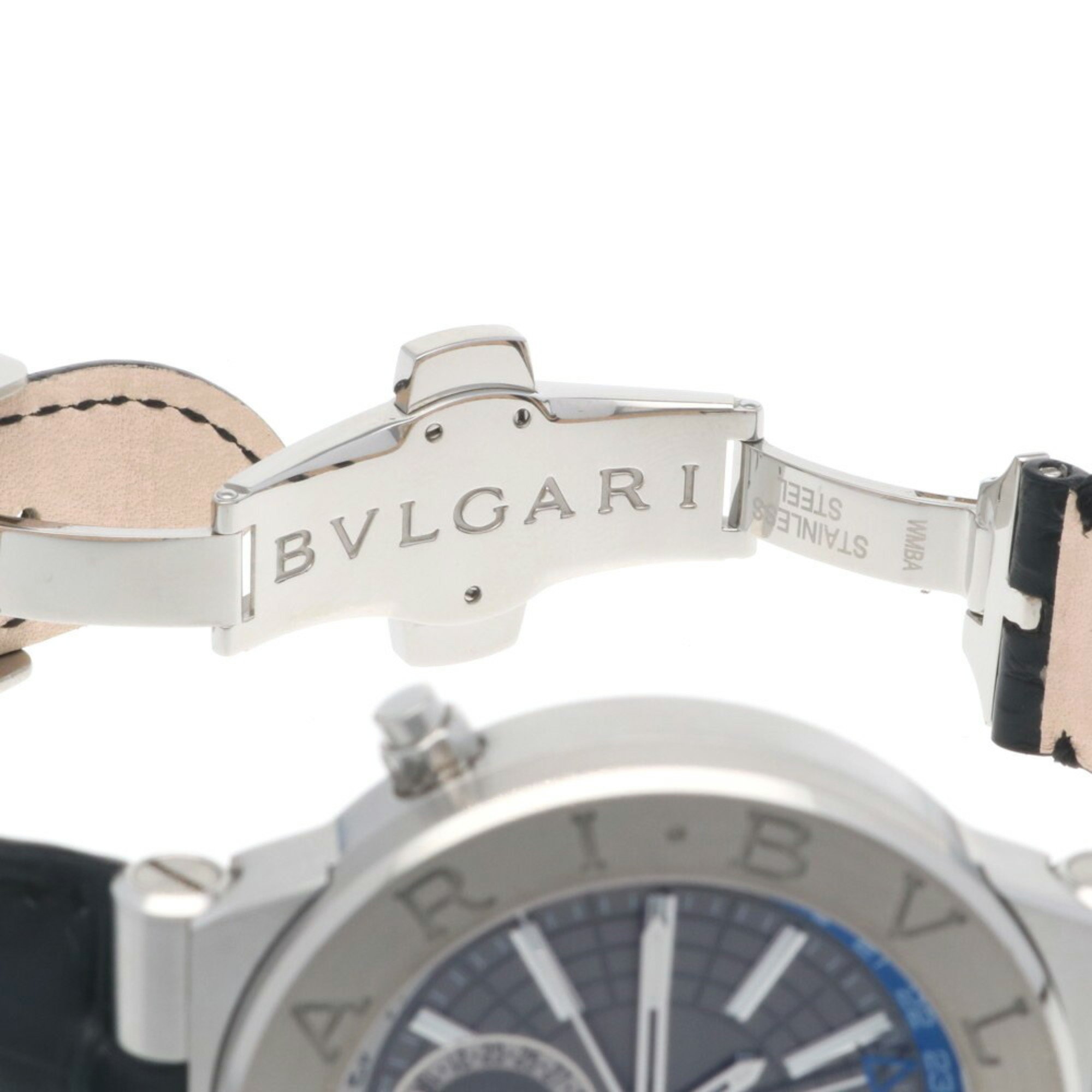 BVLGARI Diagono Watch Stainless Steel DG40C14SLDGMT Automatic Men's Overhauled