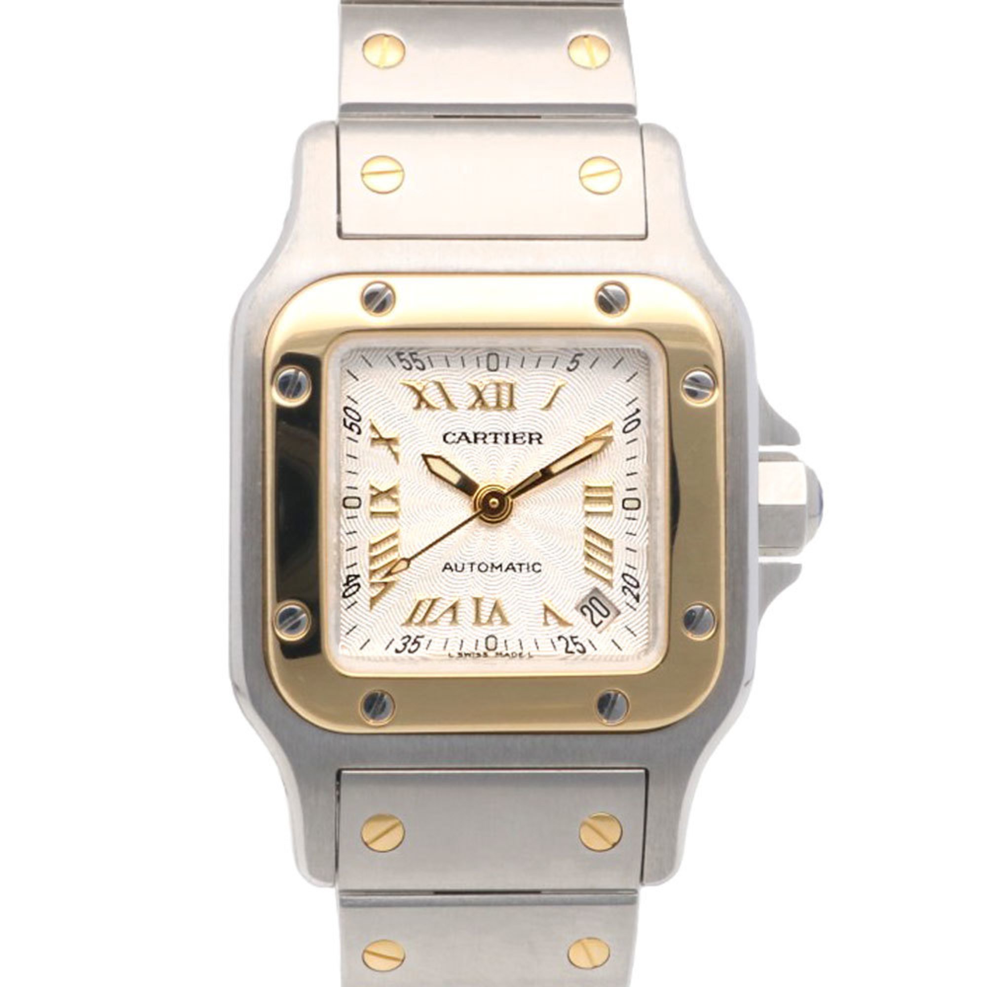 Cartier Santos Galbee Watch, Stainless Steel 2423, Automatic, Women's, CARTIER, Manufacturer's, Overhauled