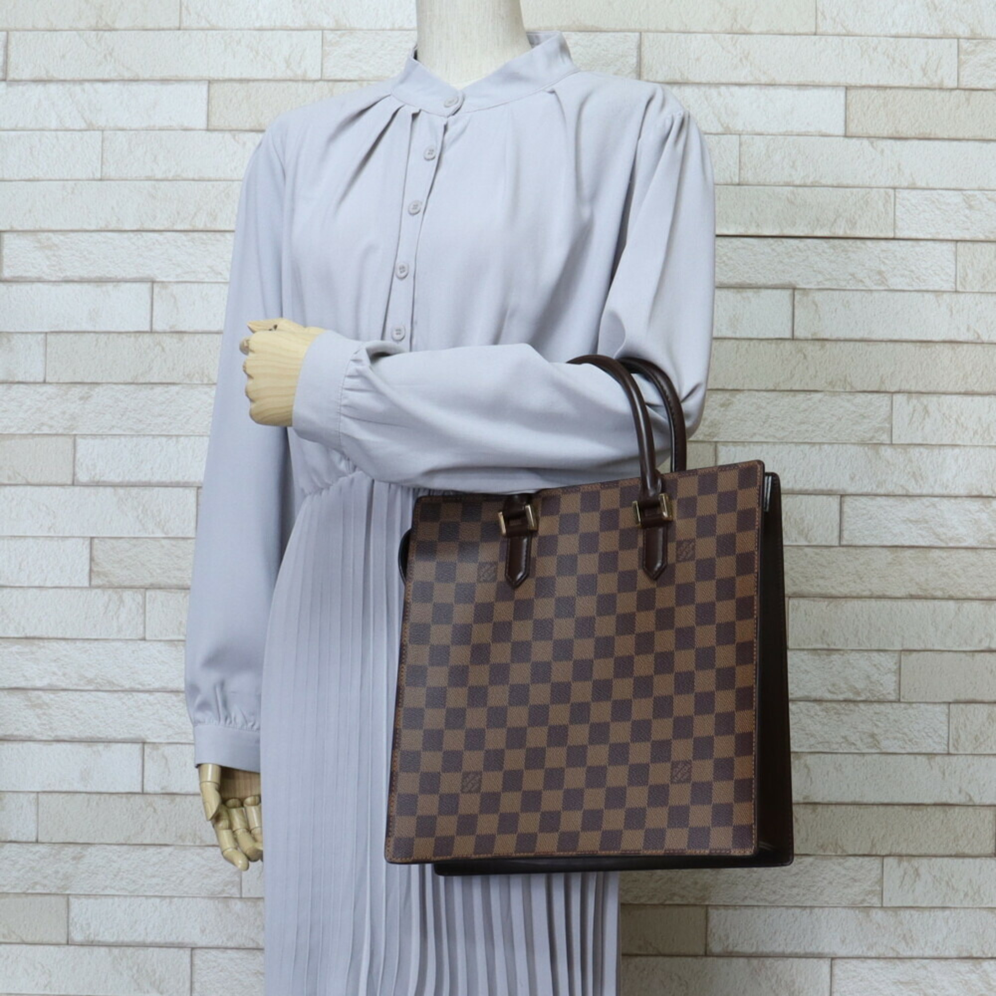 Louis Vuitton Venice PM Damier Handbag Canvas N51145 Brown Women's LOUIS VUITTON