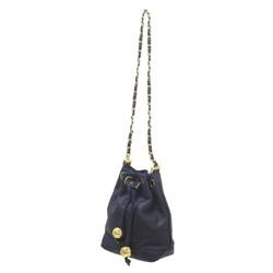 CHANEL Shoulder Bag Navy