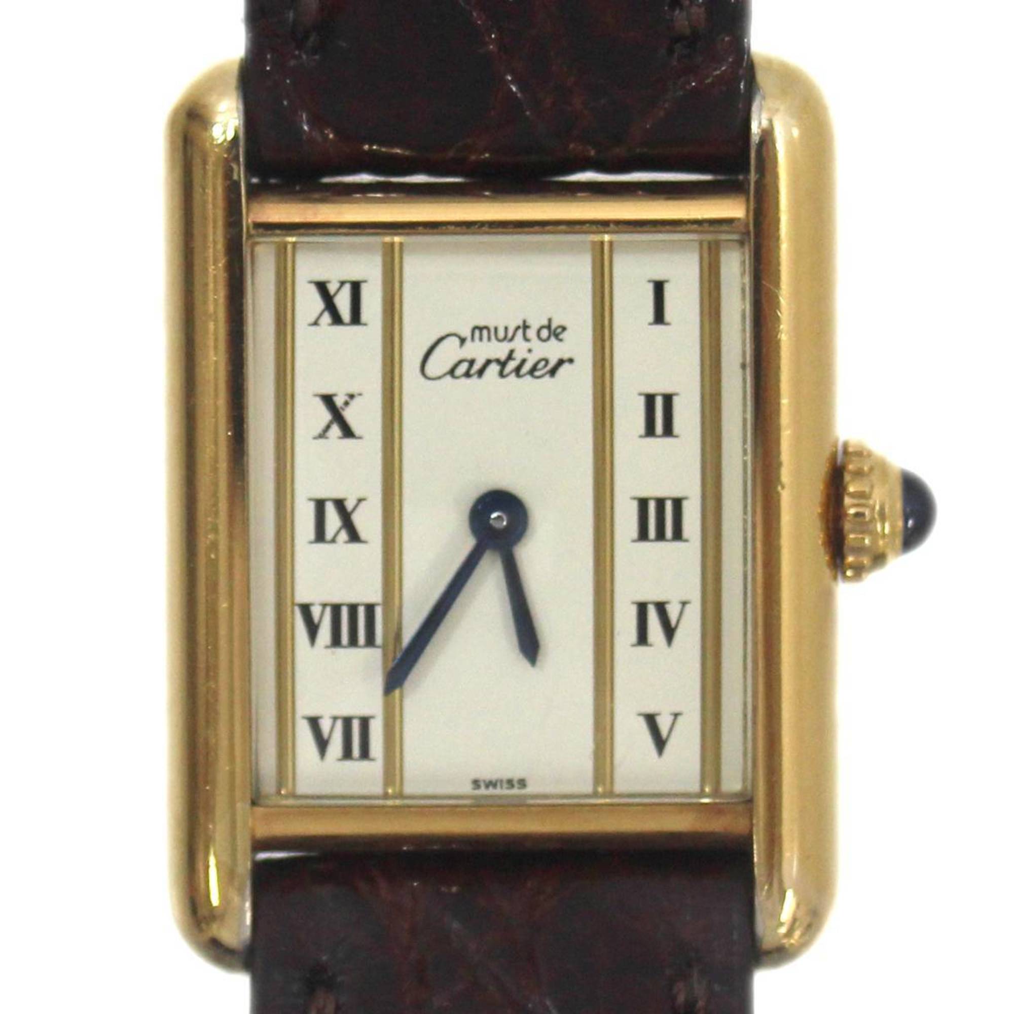 Cartier Must Tank SM Ladies Quartz Watch 5057001 68086