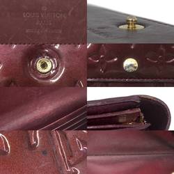 LOUIS VUITTON Louis Vuitton Portefeuille Sarah Long Wallet Vernis Amaranth M93524 TS1131