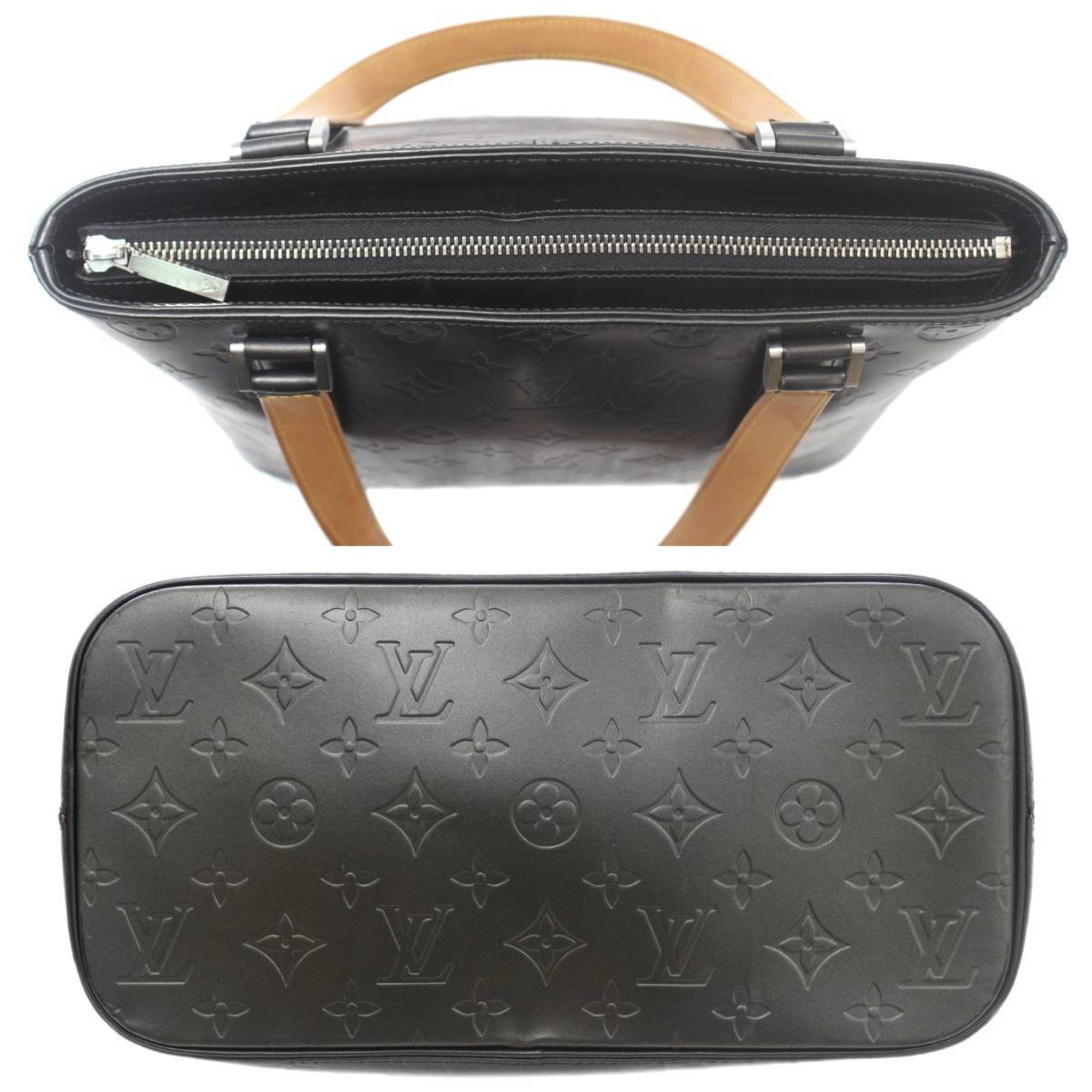 LOUIS VUITTON Louis Vuitton Stockton Tote Bag Monogram Matte Noir M51112 ML1012