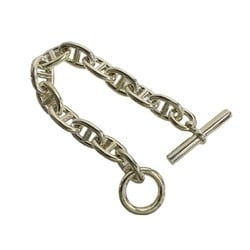 HERMES Chaine d'Ancre TGM 12 links Silver 925 Bracelet Bangle Men's o0002