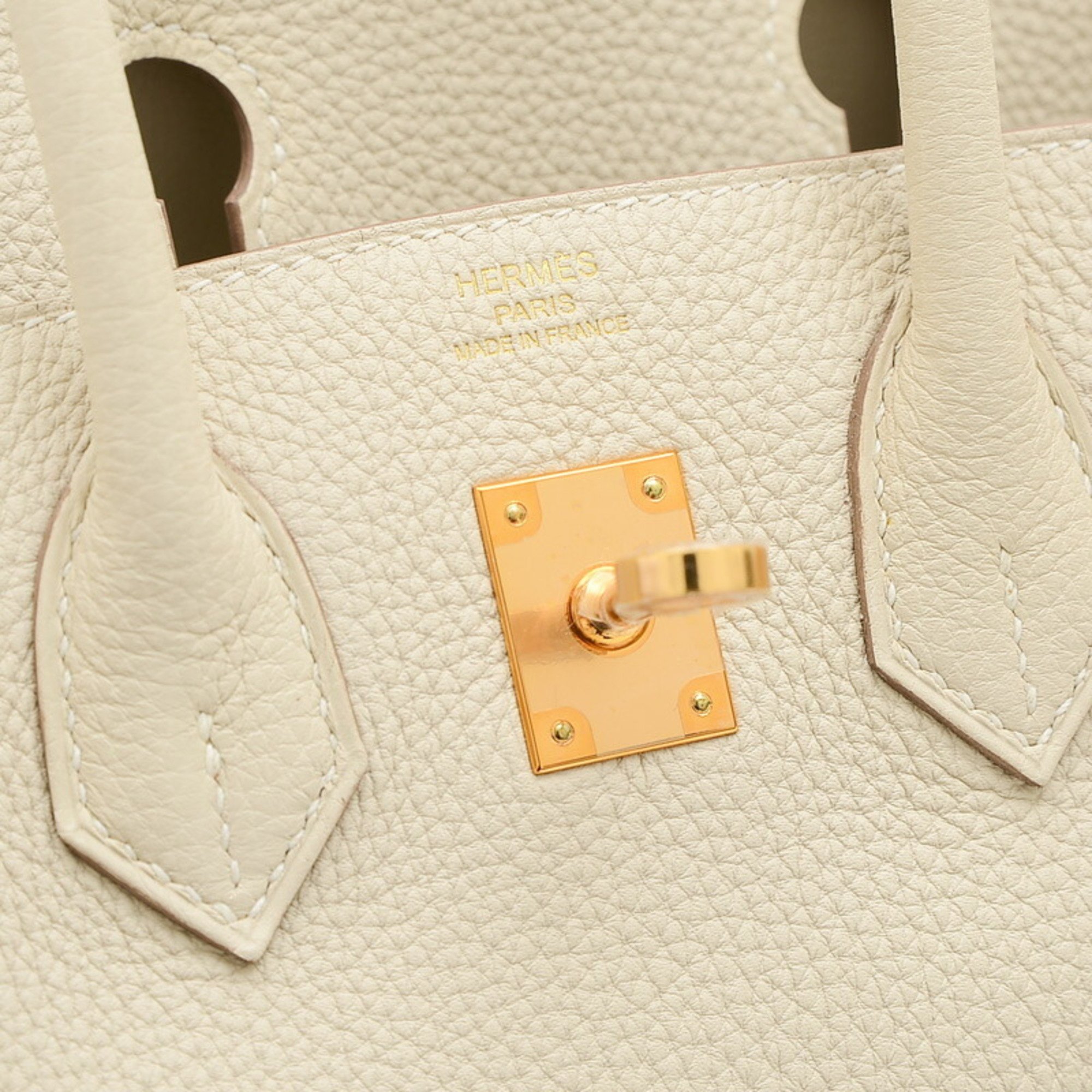 Hermes Birkin 25 handbag Togo Crepe Y stamp