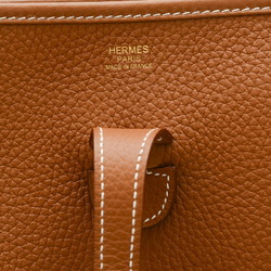 Hermes Evelyn 3 PM Shoulder Bag Taurillon Gold W Stamp