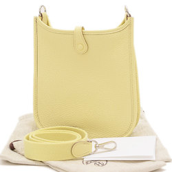 Hermes Evelyn TPM Shoulder Bag Taurillon Clemence Jaune Milton W Stamp