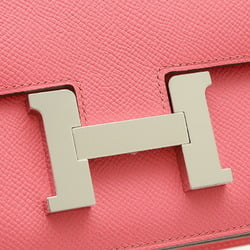 Hermes Constance 18 Miroir Shoulder Bag Epson Rose Azalee W Engraved