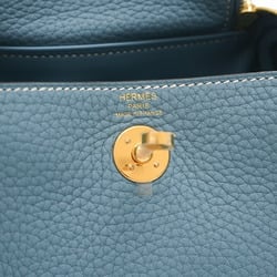 Hermes Lindy handbag, Taurillon, New Blue Jean, B stamp