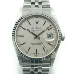 ROLEX Rolex Datejust Watch 16234 S SS/WG Automatic Silver Dial