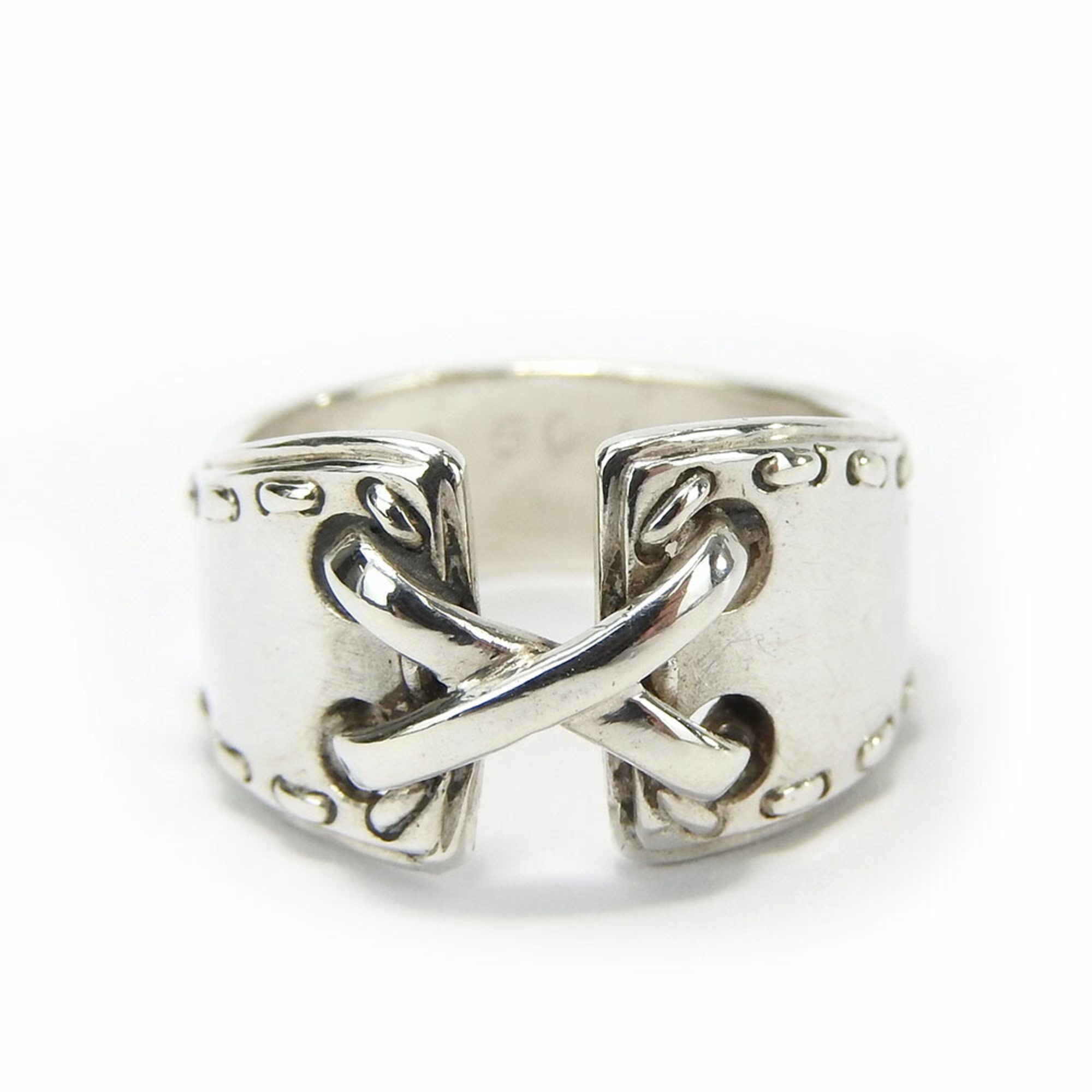 Hermes Rings Mexican Ring 50 Silver 925 Approx. 5.7g Women's Men's HERMES