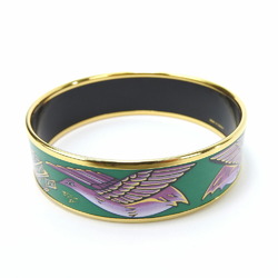 Hermes bracelet enamel GM metal green purple plating ladies HERMES