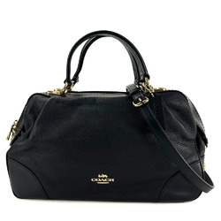 Coach handbag 69621 leather black shoulder bag for women COACH