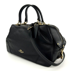 Coach handbag 69621 leather black shoulder bag for women COACH