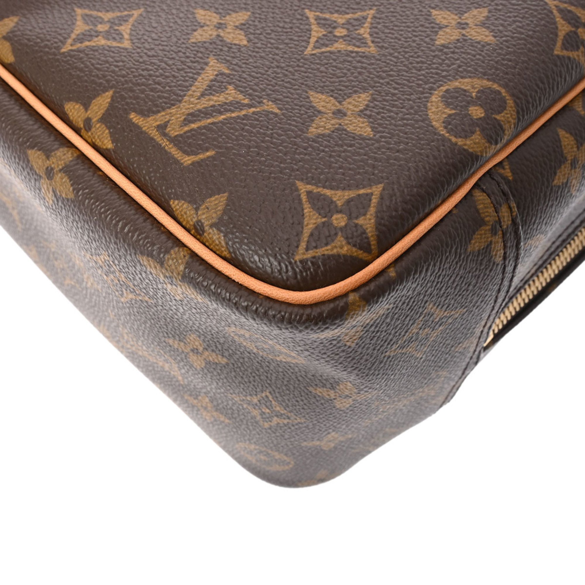 LOUIS VUITTON Louis Vuitton Monogram Deauville Brown M47270 Women's Canvas Handbag