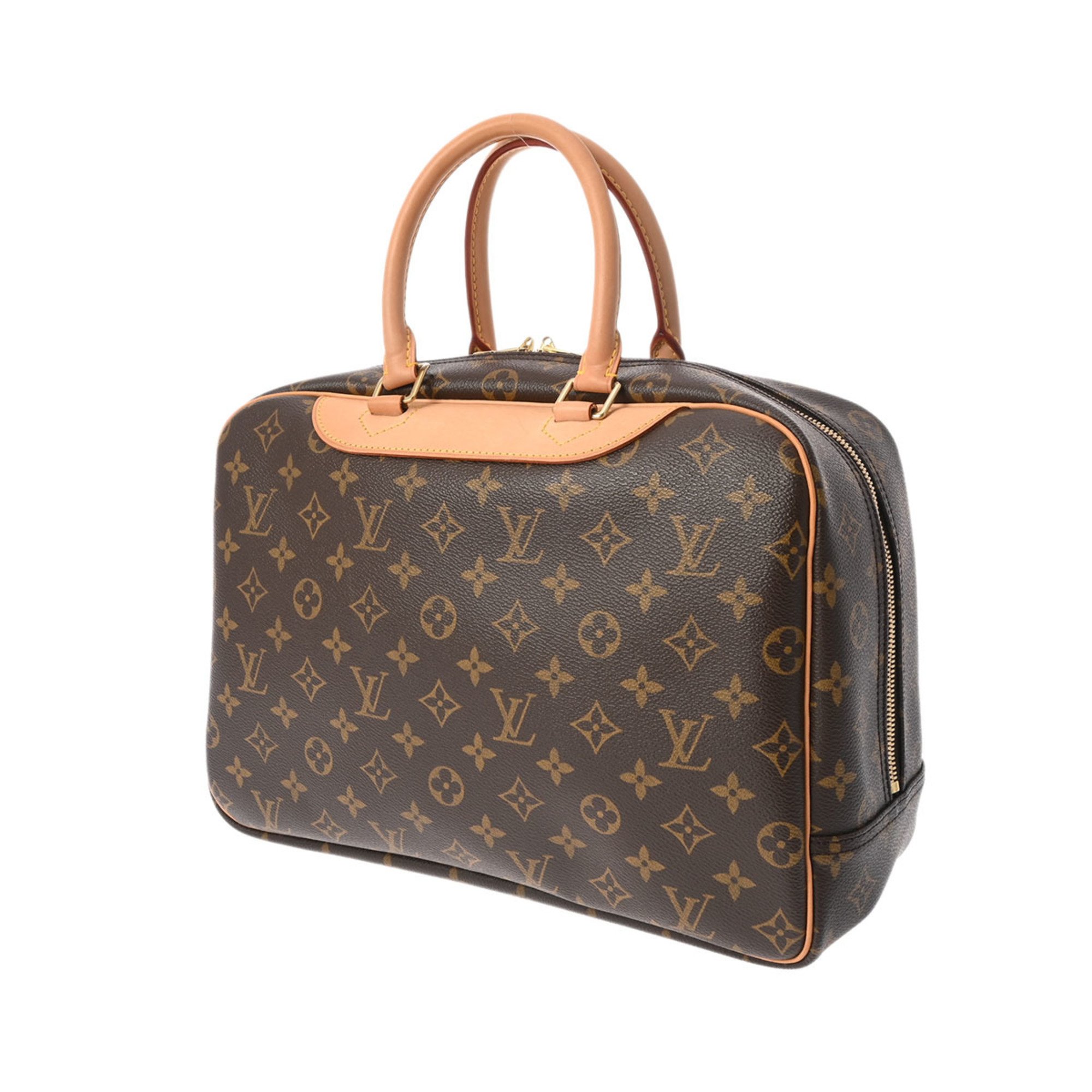 LOUIS VUITTON Louis Vuitton Monogram Deauville Brown M47270 Women's Canvas Handbag