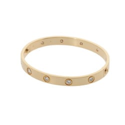 CARTIER Cartier Love Bracelet All Diamond #16 Women's K18 Yellow Gold