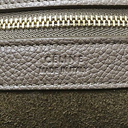 CELINE Women's Tote Bag Leather Cabas Phantom Small Greige