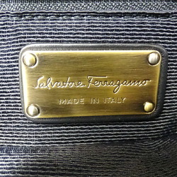 Salvatore Ferragamo Ferragamo Women's Bag Vara Ribbon Handbag Shoulder 2way Leather Black