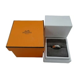 Hermes HERMES Ring for Women and Men, 750WG Hercules White Gold #57, Approx. Size 17, Polished