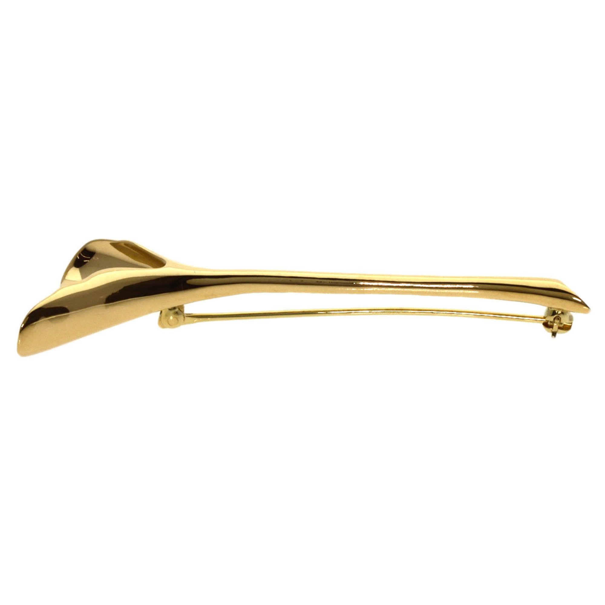 Tiffany Ginkgo motif brooch, 18K yellow gold, for women, TIFFANY&Co.