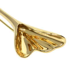 Tiffany Ginkgo motif brooch, 18K yellow gold, for women, TIFFANY&Co.