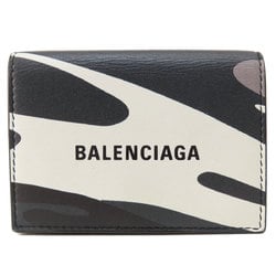 BALENCIAGA 594312 Leather Bi-fold Wallet for Women