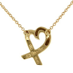 Tiffany Loving Heart Necklace 18K Gold Women's TIFFANY&Co.