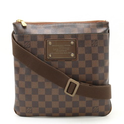 LOUIS VUITTON Damier Pochette Plat Brooklyn Shoulder Bag N41100