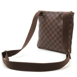 LOUIS VUITTON Damier Pochette Plat Brooklyn Shoulder Bag N41100