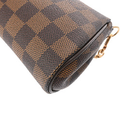 LOUIS VUITTON Damier Eva Brown N55213 Women's Canvas Shoulder Bag